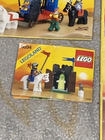 1988 Lego LegoLand Castle Black Monarch's Instruction 6085, 6042 And 6034