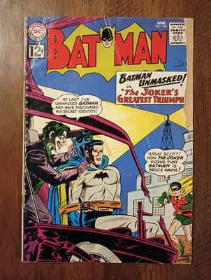 Batman #148 (DC Comics June 1962) Rare Silver Age Batman, Joker Cover