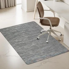  Office Chair Mat for Hardwood Floor Heavy Duty Chair Mat 48" x 60" Dark Grey