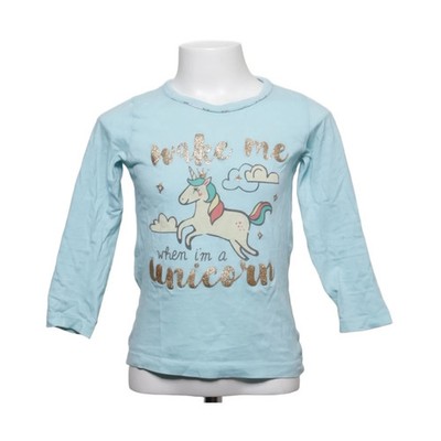 No Added Sugar, Langarmshirt, Größe: 104, Blau, Baumwolle, Print, Mädchen #XdH