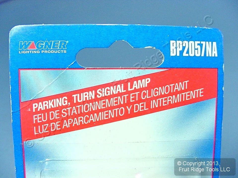 2 Wagner BP2057NA Amber Parking Lamp Turn Signal Light Bulbs 12V - Image 4 of 4