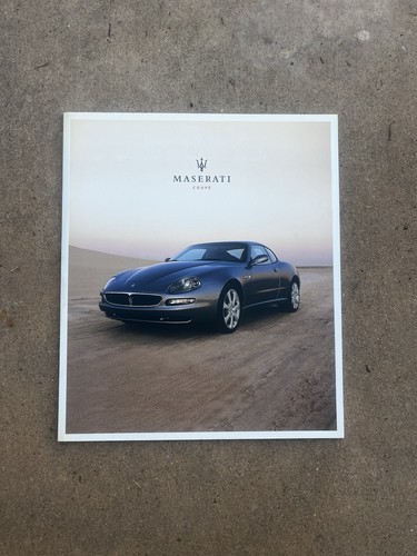 MASERATI COUPE SALES Brochure Catalog Launch 2003 New Coupe