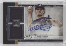 2020 Museum Collection Signature Swatch Dual Relics 70/199 Mike Soroka Auto 19n6