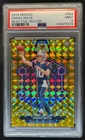 2024 Mosaic Drake Maye RC Reactive Yellow Prizm #303 Patriots PSA 9