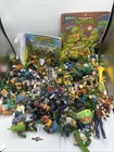 Teenage Mutant Ninja Turtles Lot Of 11 Figures & Accessories Playmates TMNT Vtg
