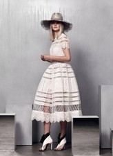 🤍 RARE Zimmermann Riot Eyelet Bell Dress Size 1 RRP $2500 🤍