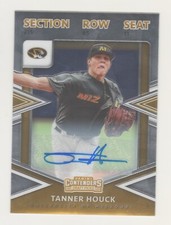 2020 Elite Extra Contenders OPTICHROME COLLEGE TICKET AUTO CT-TH TANNER HOUCK RC