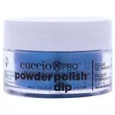 Cuccio Pro Powder Polish Nail Colour Dip System - Blue With Pink Glitter- 0.5 oz