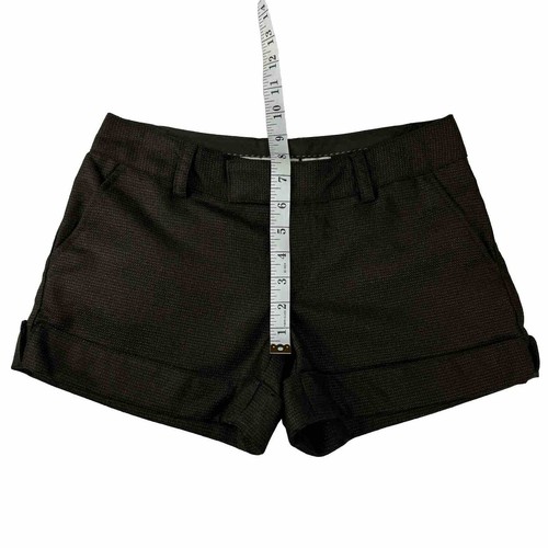 Old Navy Brown Shorts Wool Blend Trouser Dressy Size 1 Roll Cuff NWT - Picture 8 of 10