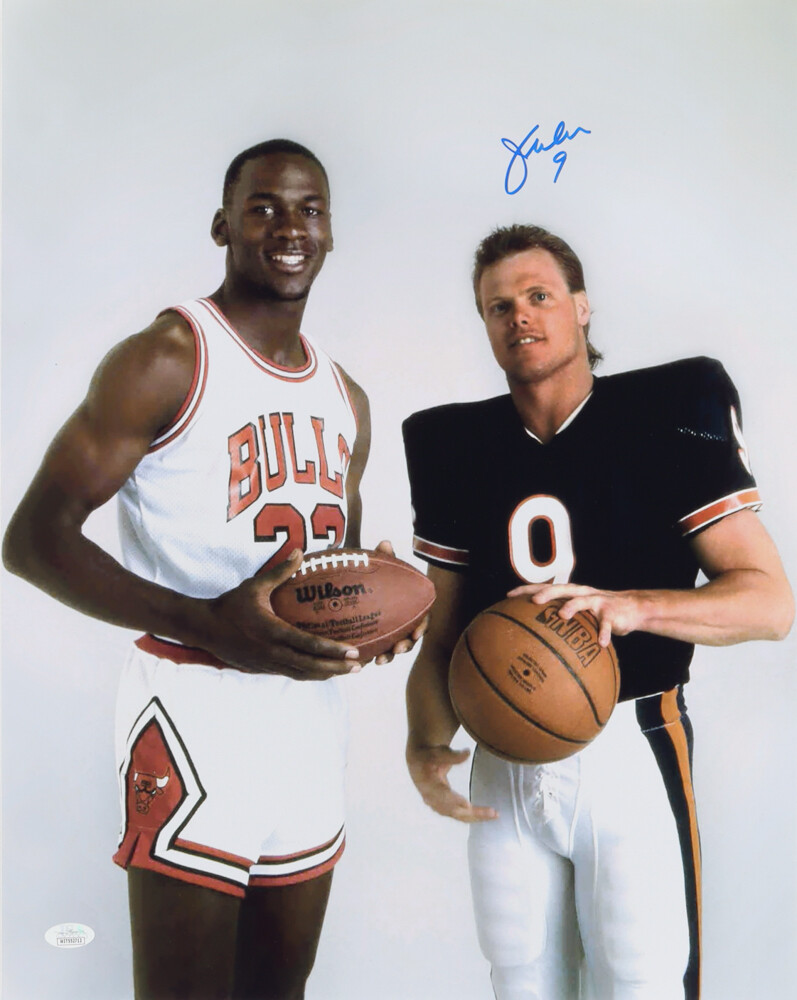 Jim McMahon Chicago Bears Signed 16