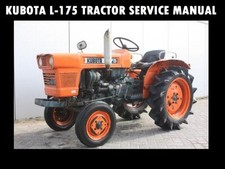 KUBOTA L175 WORKSHOP SERVICE MANUAL for L-175 Tractor Tuning & Shop Repair