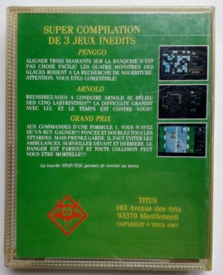 Fiche du jeu Compilation Jeux 08 sur Thomson TO8 - Le Musee des Jeux Video