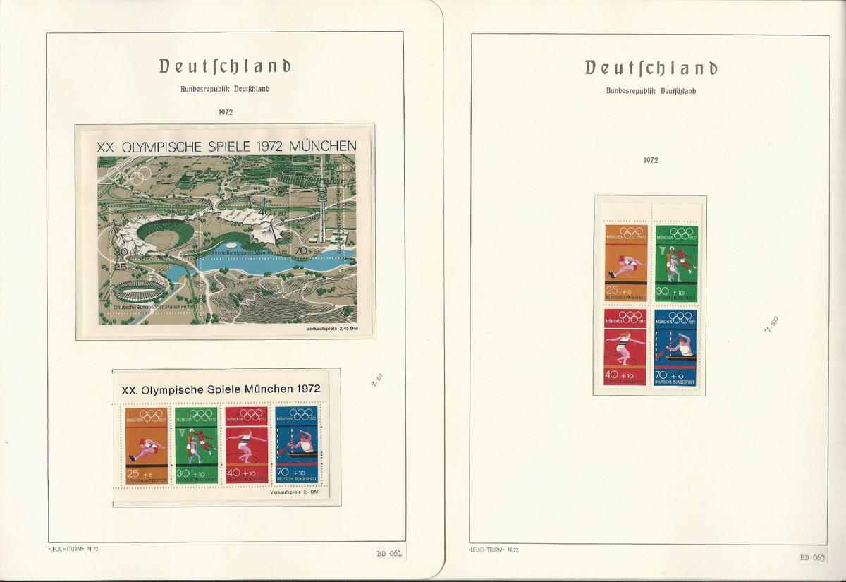 FR Germany 2011 Lighthouses Stamps - Complete Set 2875-2876 MNH Unmounted Mint Collection