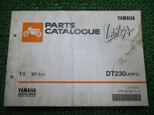 YAMAHA Genuine Used Motorcycle Parts List DT230 Lanza Edition 1 4TP 7830 - Picture 1 of 3
