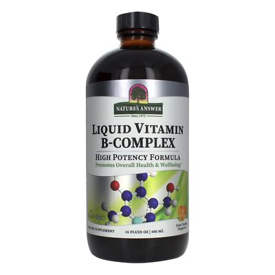 Nature's Answer Liquid Vitamin B-Complex Supports Healthy Energy Levels | Pro...