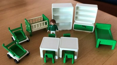 Playmobil Kinderzimmer Babyzimmer Einrichtung Mobel 80er Jahre Vintage Ebay