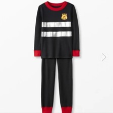 Hanna Andersson Fireman Long Johns Size 150 Kids Size 12 NEW