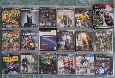Ultimate PS3 Games Bundle 18 Titles Great Condition