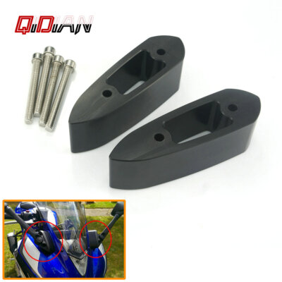 Motorcycle Mirror Spacers Extenders Accessories For Yamaha YZF R3 R25 2015-2017