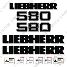 Fits Liebherr 580 Decal Kit Wheel Loader - 7 Year Outdoor 3m Vinyl!