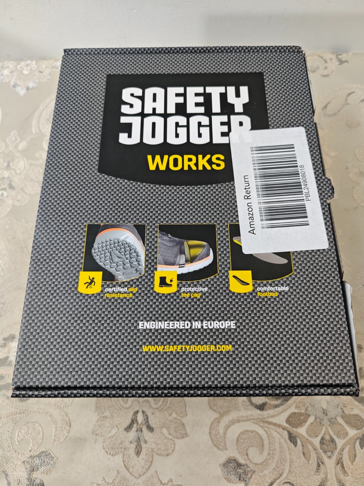 SAFETY JOGGER Safety Boot - BESTBOY - Steel Toe Cap S3/S1P Work Shoe for Men or