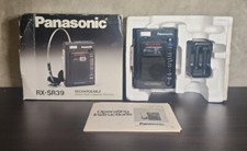 Vintage Panasonic RX-SR39 Cassette Player / Radio Recorder w/ Box  Instructions
