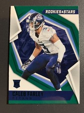 2021 Panini Rookies & Stars - #179 Caleb Farley (RC) Green Foil