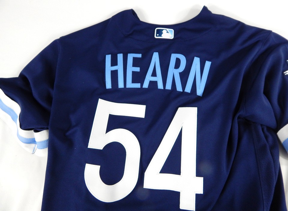 2023 Kansas City Royals Taylor Hearn 54 Game Issued Blue Jersey City