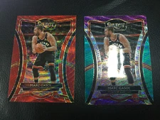2019-20 Panini Select #135 Marc Gasol T-mall Purple Teal Red Wave Prizm 2 card