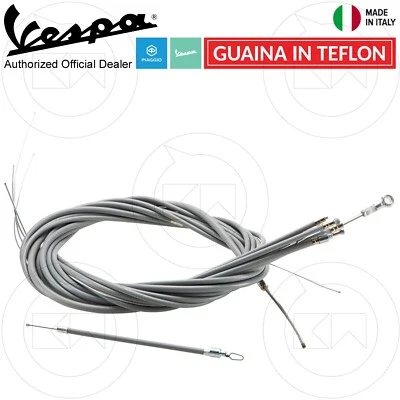Kit De Transmission 7 Câbles Avec Gaine En Teflon Pour VESPA PK 50 S / PK 50 XL - Photo 1/4