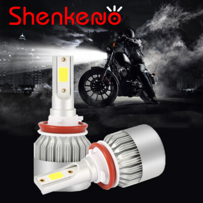 ソウ FOR 2007-2012 KAWASAKI ZX600 Ninja ZX-6R Headlight LED BULBS 100W