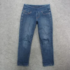 JAG Jeans Women's 6 Blue Medium Wash Pull-On Slim Boyfriend Jeans