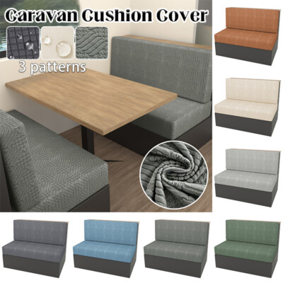 2PC Stretch RV Bench Cushion Couch Cover Camper Car Bench