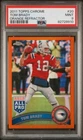 2011 Topps Chrome Orange Refractor Tom Brady #20 PSA 9
