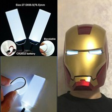 New LED Eyes Light Bendable For Ironman Batman Black Panther Helmet Eye Masks