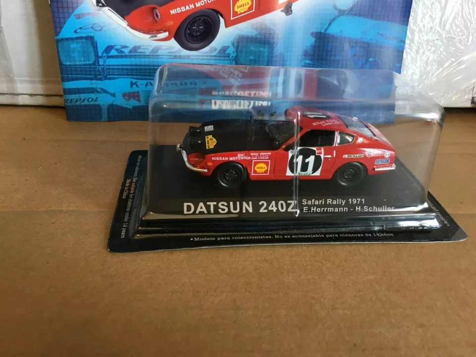 DATSUN 240 Z 240Z SAFARI RALLY 1971 HERRMANN SCHULLER ALTAYA IXO DE AGOSTINI - Immagine 3 di 4