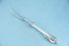 Wallace Grande Baroque Sterling 10" HH Carving Fork Stainless Prongs No Monogram