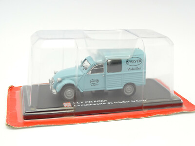 Eligor Hachette 1/43 - Citroen 2CV Kastenwagen Modellauto Geflügel St Sever