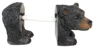 Standing Black Bear Toilet Paper Holder Ebay