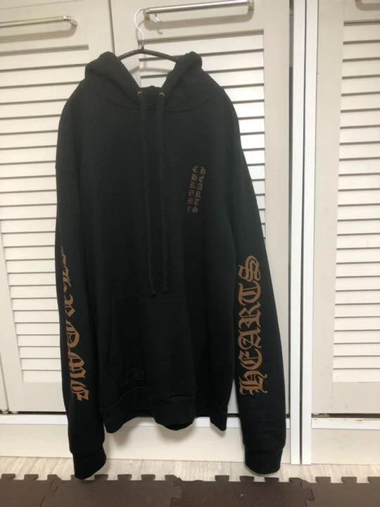 Chrome Hearts brown logo Pullover Hoodie Men Size M black | eBay