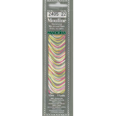 Madeira Mouline vareigated cotton floss TRACKED POST 10m spiral pks 2405 - 2414