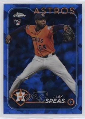 2024 Topps Chrome Update Sapphire Alex Speas #USCS222 Rookie RC 0ti4