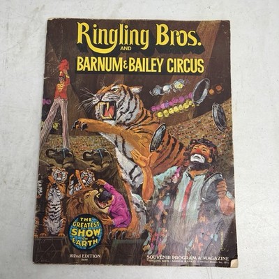 1973 Ringling Brothers Barnum Bailey Circus Souvenir Program Magazine 
