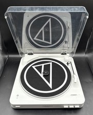 Audio-Technica AT-LP60-BT Automatic Bluetooth Turntable White Tested Working