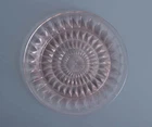 Depression Glass by Jeanette Pink Windsor Diamond  9 inch Plate