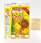 Vintage 1984 Kellogg's Sugar Corn Pops Cereal Box Poppy Secret Decoders Premium — photo 1