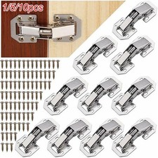 90 Degree Easy Mount Concealed Kitchen Cabinet / Cupboard Sprung Door Hinges