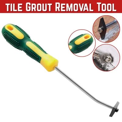 Tile Grout Remover Hand Tool Tungsten Steel Seam Cleaner Scraper Floor & Wall AU - image 1 of 4