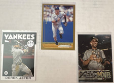 Topps 2021 Derek Jeter Yankees MLB All-Star Game MVP #85 #88-89 3 Card Lot