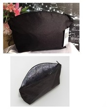 Vera Bradley Grand Travel Large Cosmetic Bag Lighten Up BLACK NWT RV 55